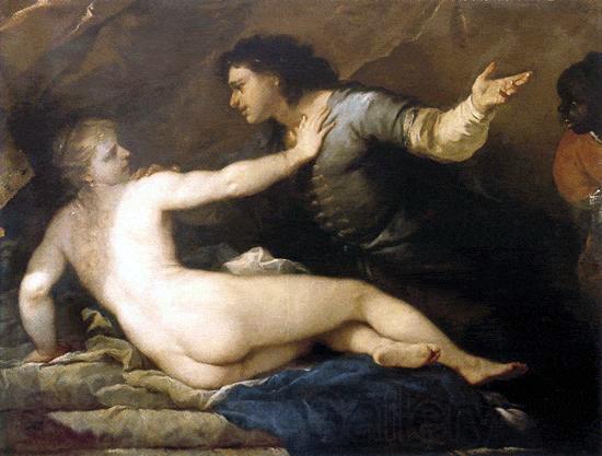Luca Giordano The Rape of Lucretia Norge oil painting art